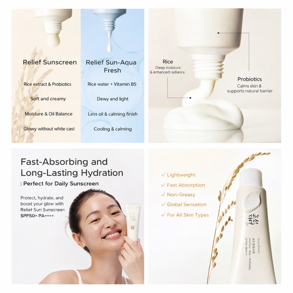 Relief Sun : Rice + Probiotics (SPF50